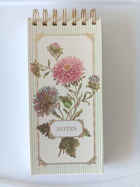 Punch Studio Spiral Bound Notebook 125 Sheets Floral Lined Pages